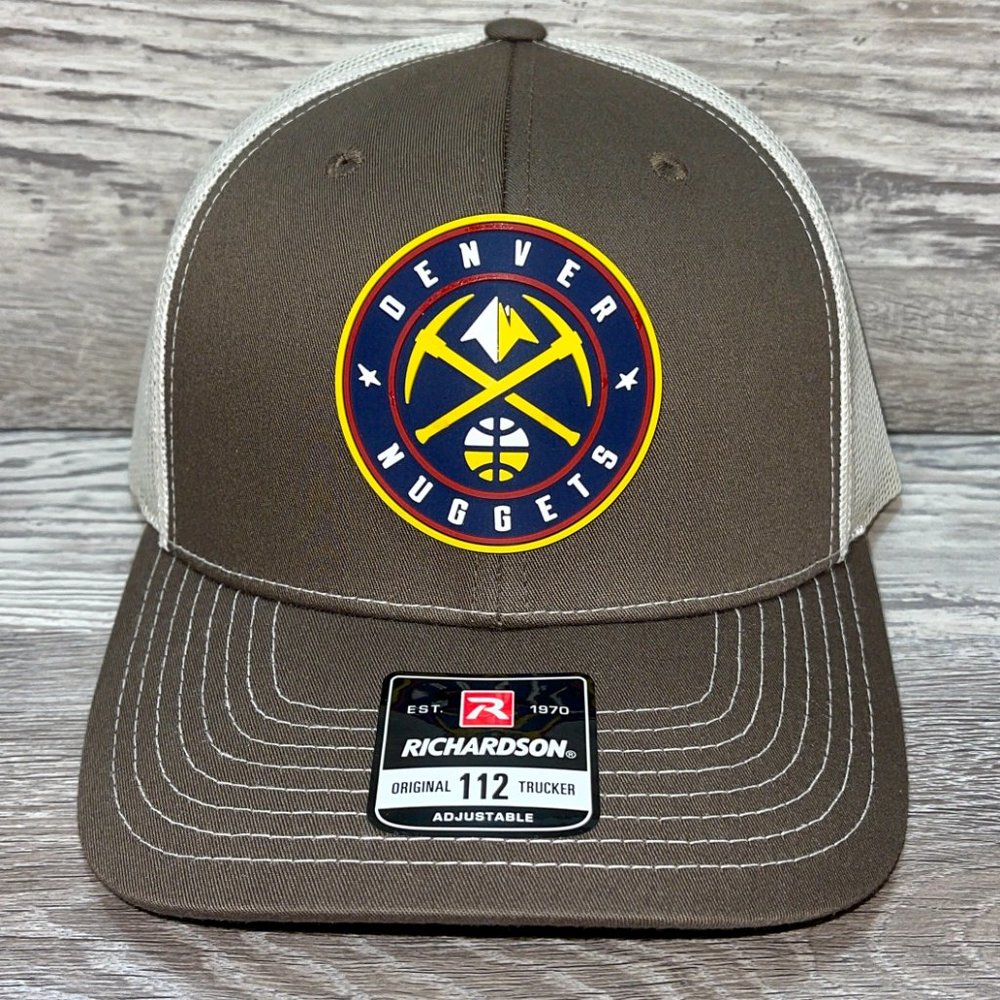Denver Nuggets 3D Snapback Trucker Hat- Chocolate Chip/ Birch